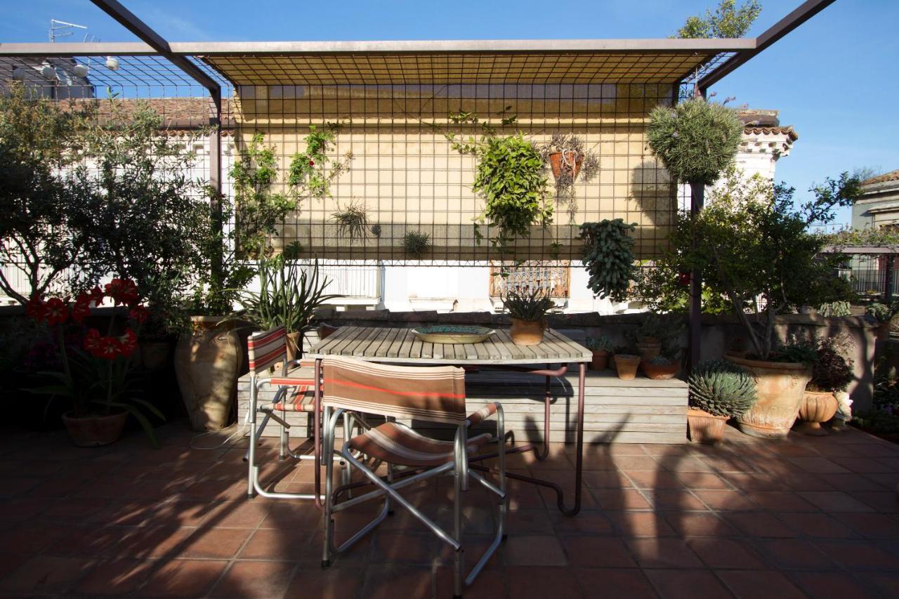 Tre Vie Apartment Con Terrazzo Giardino Pensile Катания Экстерьер фото
