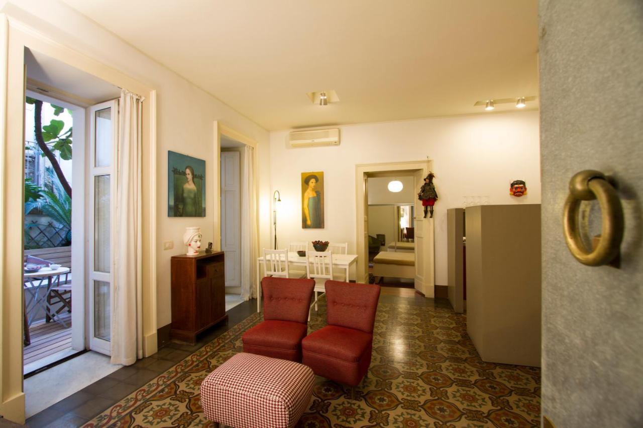 Tre Vie Apartment Con Terrazzo Giardino Pensile Катания Экстерьер фото