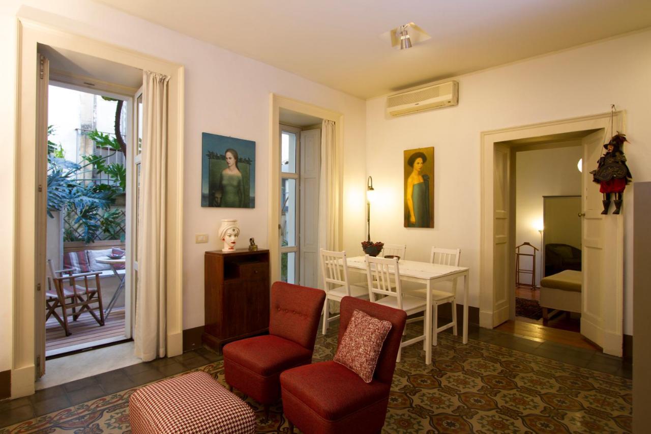 Tre Vie Apartment Con Terrazzo Giardino Pensile Катания Экстерьер фото